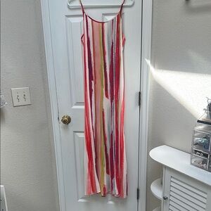 BB Dakota Multicolor Striped Maxi Dress